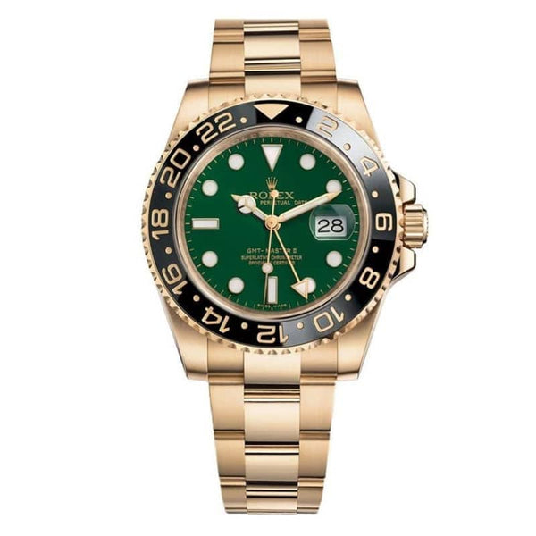 Rolex GMT Master II Grün 116718GSO Herren 40MM 