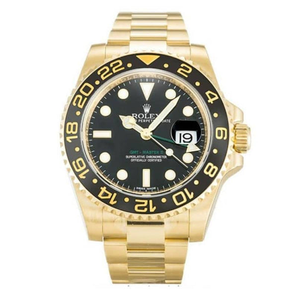 Montre Homme Rolex GMT Master II Noir 116718 40MM 