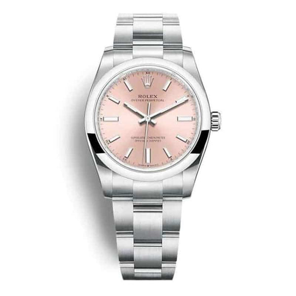 Rolex Oyster Perpetual Pink Unisex 34MM 