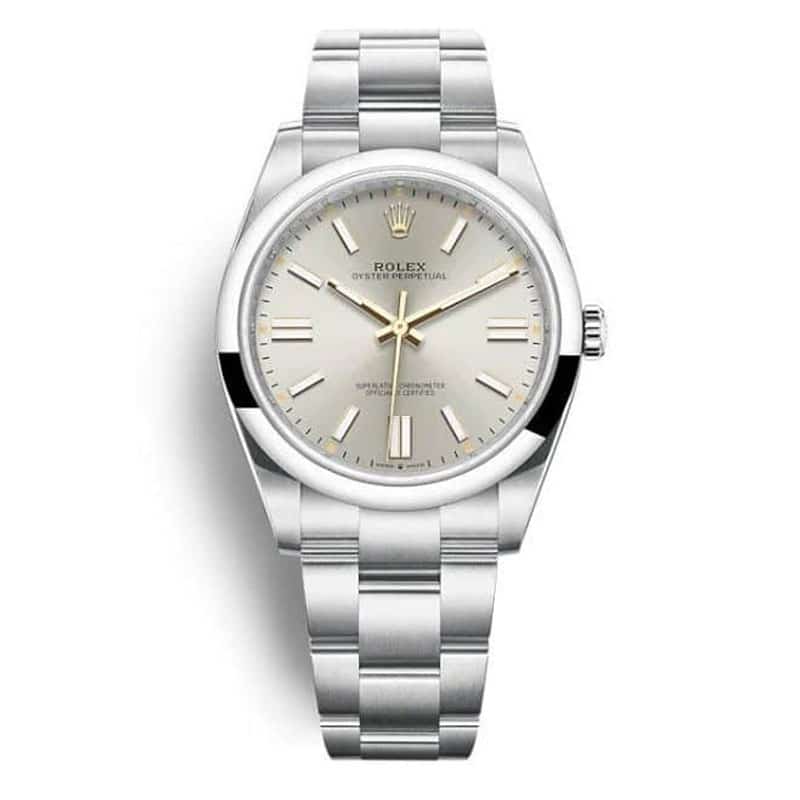 Montre Rolex Oyster Perpetual Silver 12430003 pour femme 41 mm 