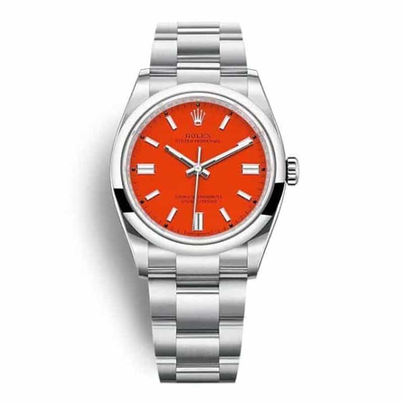 Rolex Oyster Perpetual 124300 Corail Rouge Homme 41MM 