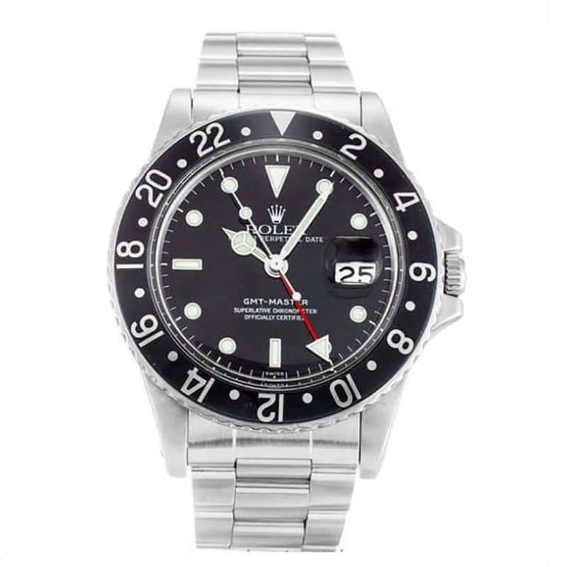 Rolex GMT-Master 16750, Herrenuhr, 40 mm, Schwarz 