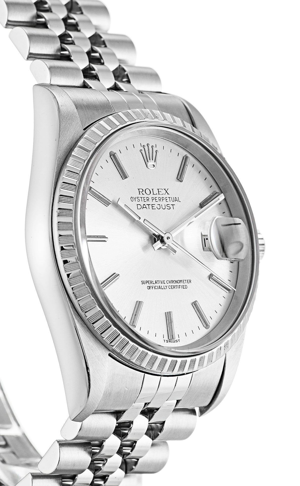 Rolex Datejust White Dial 16200 Mens 36MM