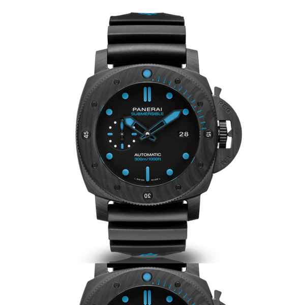 Combinaison submersible Full Black Mix Blue Carbotech™ 47 mm