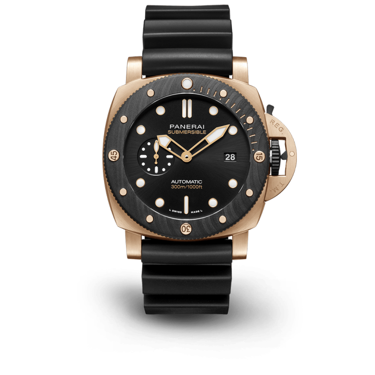 Submersible Noir QuarantaQuattro Goldtech™ OroCarbo 44mm