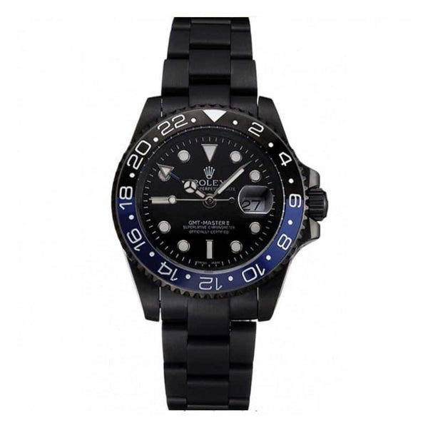 Montre Homme Rolex GMT Master II Cadran Noir Bleu PR18239 41MM 