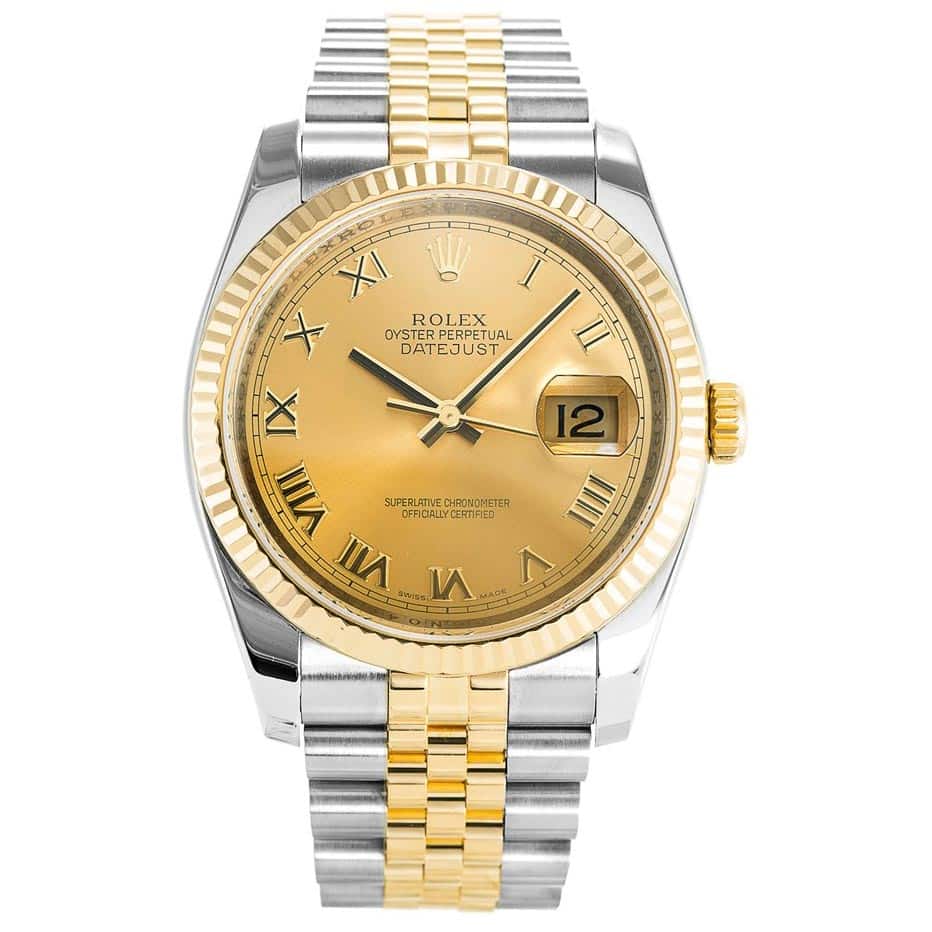 Rolex Datejust Chiffres Romains 116233 Homme 36MM 