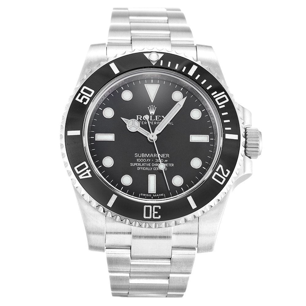 Rolex Submariner Black Dial 114060 Mens 40MM