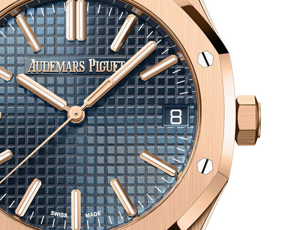 AUDEMARS PIGUET Roségold „Bleu nuit nuage 50“ Zifferblatt 41 mm