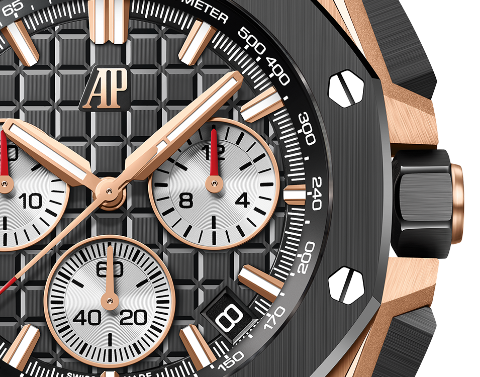 OFFSHORE Pink Gold Black Dial CHRONOGRAPH 43mm