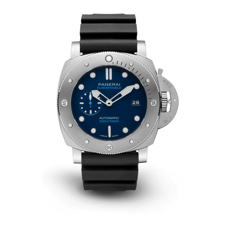 Montre submersible à cadran bleu BMG-TECH™ 47 mm