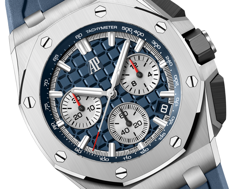 OFFSHORE CHRONOGRAPH mit blauem Zifferblatt, 43 mm