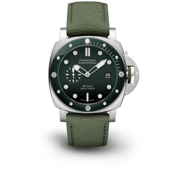 Submersible Vert QuarantaQuattro ESteel™ Verde Smeraldo 44mm