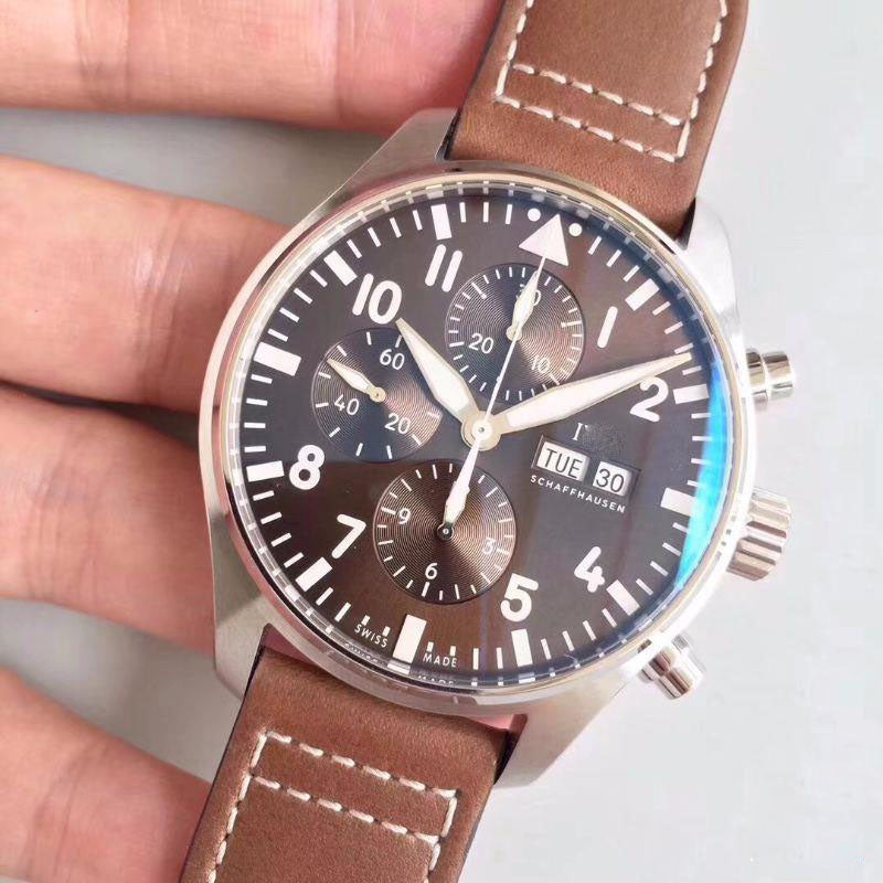 CHRONOGRAPHE PILOTE ÉDITION LE PETIT PRINCE IW377713 ZF FACTORY CADRAN CHOCOLAT